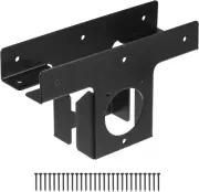 2Pcs Corner Brackets, 3-Way T Brackets for 4" X 4" (Actual:3.5 Inch) Post Bracke