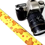 Dino Nuggies Strap- Chicken Nugget Camera Strap-Double Padded Comfortable Camera