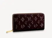 Louis Vuitton Zippy Wallet Monogram Vernis Amarante Red SLG NWT patent leather