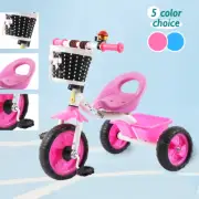 3 Wheel Kids Tricycle Ride on Toy Trike Toddler Balance Bike Car Prams Stroller