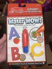 Melissa And Doug On The Go Water Wow Water Alphabet Reveal Pad NEW IN STOCK