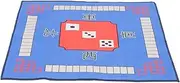 Gogogmee Noise Reduction Mahjong Table Mat Square Decorative Pad for Travel Parties