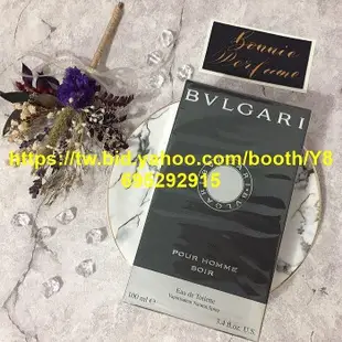 *BVLGARI Soir 寶格麗 大吉嶺 夜香 男性淡 100ml