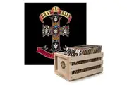 Crosley Record Storage Crate & Guns & Roses Appetite For Destruction - Vinyl Album Bundle