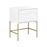 Cooper & Co. Chelsea 46cm Bedside Table White