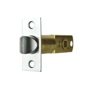 Ikonic Brushed Nickel Rectangular Adjustable Door Latch