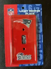 NFL New England Patriots Ceramic Light Switch Plate Cover by Xpres￼ - MOC
