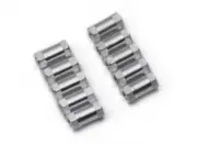 Lightweight Aluminium Round Section Spacer M3x10mm (Silver) (10pcs)