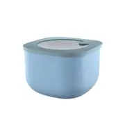 Guzzini Store & More 1.55L Square Shallow Airtight Container w/Lid Matt Mid Blue