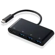 Elecom USB Type-C Hub Docking Station 4-in-1 DST-C15BK/EC HDMI Port 4K