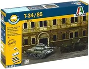 Italeri 1:72 Scale Soviet T-34/85 Military Tanks Plastic Model Kit