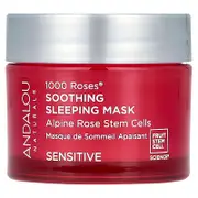 Andalou Naturals, 1000 Roses®, Soothing Sleeping Beauty Mask, Sensitive, 1.7 fl oz (50 ml)