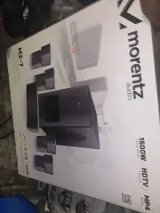 Morentz Audio MZ-7 Platinum Series 5.1 HD Home Theater System - 1500 W -HDTV-NEW