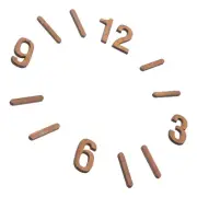 Clock Number Labels Numerals Kit Simple Wall Accessories Digital