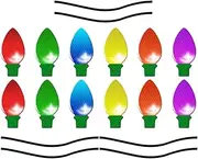 TIDTALEO 1 Set Reflective Bulb Magnet Stickers Car Magnets Wire Decorations for Garage Doors Mailboxes and Refrigerators Easy to Apply Removable Weather Resistant