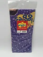 The Wiggles TV Show Plastic Table Cover Cloth 54" x 102" 2005 Birthday Party NOS
