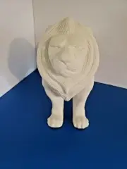 Majestic White Lion King Simba Statue Very Hard to Find