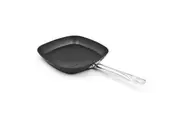 Non-stick Grill Pan Square Griddle Steak Meat Bacon Induction Oven Safe 28cm