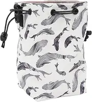 Camera Case Camera Bag, Waterproof Camera Drawstring Shoulder Bag, Multifunctional Portable Large Capacity, Adjustable Shoulder Strap for Photographers (Whale Style)