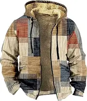 [Generic] River Boreal Wool Anorak Men Warm Fleece Hooded Sweater Wool Collar Jacket Men