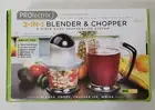 PROlectrix 2-in-1 Blender Chopper Ice Crusher 8 Piece Food Processor System