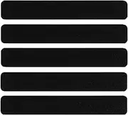 CAXUSD 5pcs Self-Adhesive Felt Bulletin Board Strips for Office Home Classroom Multipurpose Memo Display Bars Easy to Install Push Layout for Notes and Reminders