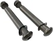 Elliptical Replacement Parts,Set of 2 Sturdy Black Bolts for Elliptical Machine - Professional Fitness Trainer Accessories, Exercise Bike Replacement Parts for Home