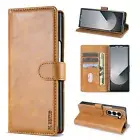 For Samsung Galaxy Z Fold 6/5/4/3 Leather Rugged Kickstand Case Flip Card Wallet