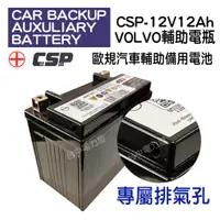 在飛比找蝦皮購物優惠-台中電力屋CSP VOLVO 12V12Ah輔助電瓶 VOL