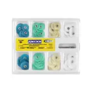 Dental Polishing Discs Gross Reduction Contouring Mandrel Stripes Set Materials