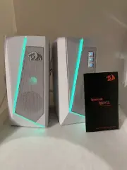 Redragon GS520 RGB Desktop Speakers, 2.0 Channel PC Computer Gaming Speaker