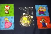 Wonder Ball Super Mario Koopa Troopa Coin & 2 Stickers -Unopened - Nintendo Rare