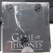 GAME OF THRONES SEASON 7 TRADING CARDS SEALED BOX ~ 2 AUTO -#0349 of #8000