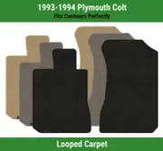 Lloyd Classic Loop Front Row Carpet Mats for 1993-1994 Plymouth Colt
