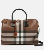 [Burberry] Burberry Checked canvas tote One Size brown