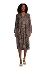 World Market Dress India Bohemian Geometric Print Pull-over 100% Viscose S/M NEW