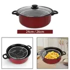 Deep Fryer Pot Nonstick Deep Frying Pan Multifunction Kitchen Accessories