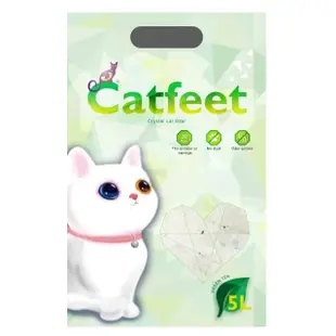 【CatFeet】消臭水晶貓砂 5L*6包組(水晶貓砂)