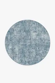 185' Round | Machine Washable Runner Rug | Kid & Pet Friendly | Indoor Rug | Serenata Slate Blue Rug | Ruggable