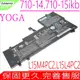 Lenovo L15M4PC2 電池(原裝)聯想 710-14isk,710-15isk ,Yoga,710-14IKB,710-14IFI, 710-151KB,L15L4PC2,5B10K90802,5B10K90778