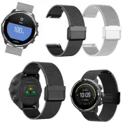 Milanese Stainless Watch Band Strap for Suunto Sport Baro/Suunto 9 Baro/9/D5/7