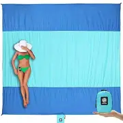 WEKAPO Beach Blanket Sandproof Extra Large Beach Mat Big & Compact Sand Free ...