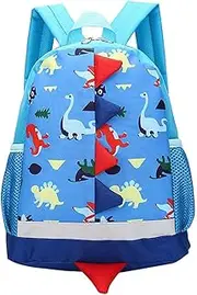 [MOREBEST] Kids Backpacks Dinosaurs School Bags Best 1-5 Years Old Nursery Toddler Kindergarten Boys and Girls Blue