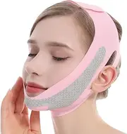 V Line Lifting Mask, V Shaped Face Mask, V Shaped Contouring Face Mask, Face Lifting Strap, Face Toning Belts, Jaw Exerciser, Washable and Reusable