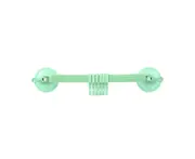 6-Hook Rack Suction Cup Towel Sponge Brush Hanger Kitchen Bathroom Corner Holder Green