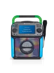 Karaoke System-Portable Black STVG789BK