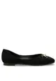 Noveni Slip On Sueded Ballet Casual Flats