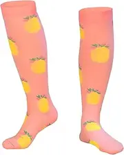 Compression Socks for Women,Compression Socks for Men - Nurse Soft Compression Socks,Wide Leg Socks with Calf Support for Running, Office, Outdoor Activities