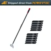 36 Inch Heavy Duty Razor Scraper - 4" Wide Blade & 10 Replacement Blades (71978)