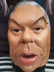 Vintage Cesar Colin Powell Political Mask 2001 Halloween Purge New With Tag